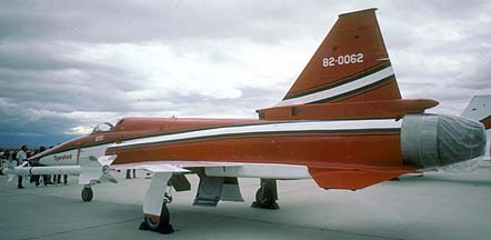 Northrop F-5G Tigershark 82-0062 at Edwards Air Force Base on October 23, 1982